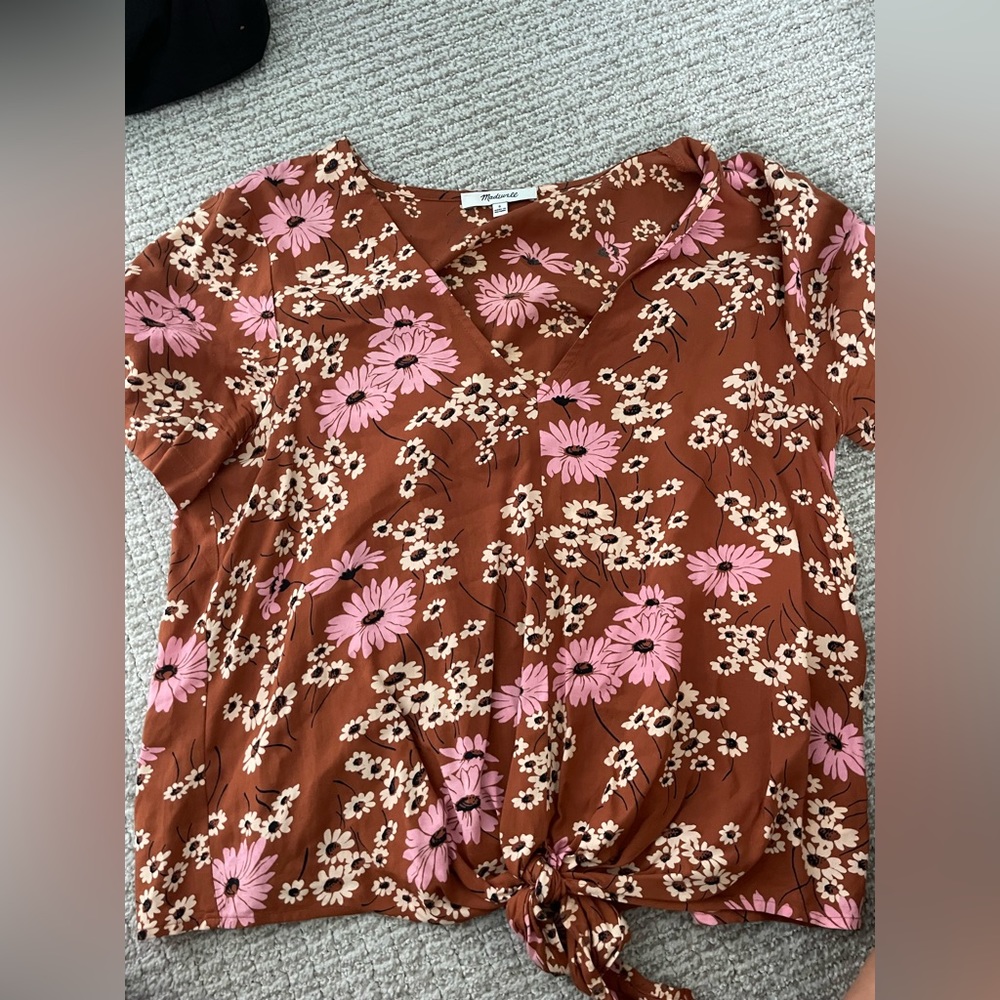 Madewell floral top